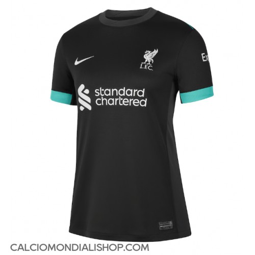 Maglie da calcio Liverpool Seconda Maglia Femminile 2024-25 Manica Corta